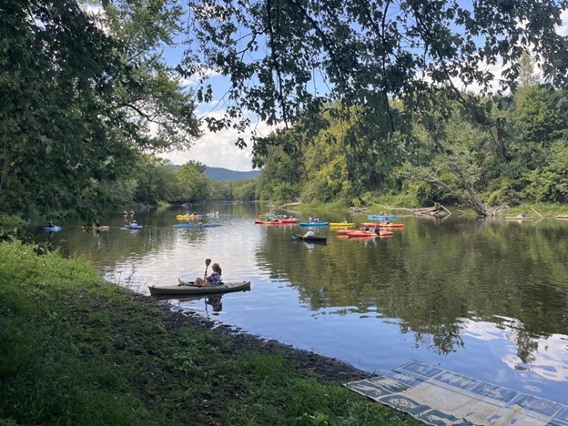 Wallkill River Watershed Alliance community activity on the river